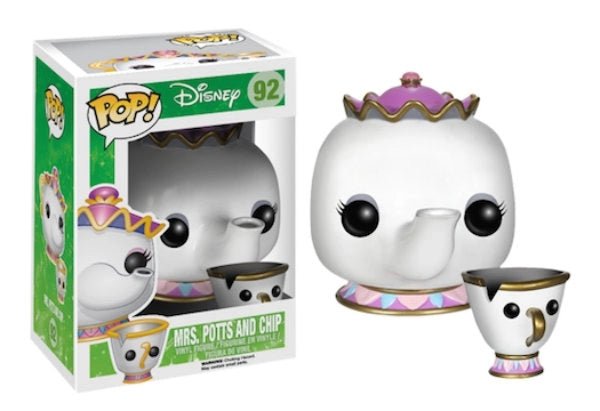 Disney Beauty and the Beast Mrs. Potts & Chip Funko Pop! #92 - Undiscovered Realm