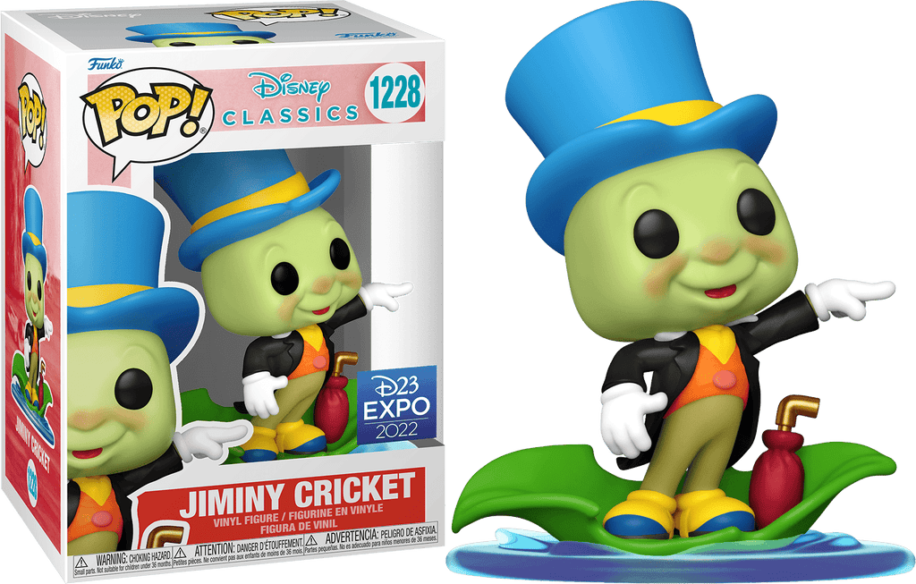 Disney Classics Jiminy Cricket D23 Expo Exclusive Funko Pop! #1228 - Undiscovered Realm