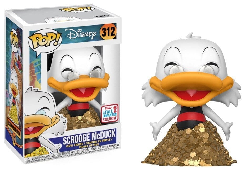 Disney Duck Tales Scrooge McDuck Fall Exclusive Funko Pop! #312 - Undiscovered Realm