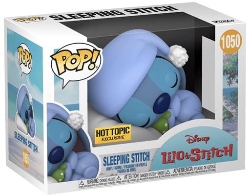 Disney Lilo and Stitch Sleeping Stitch Exclusive Funko Pop! #1050 - Undiscovered Realm