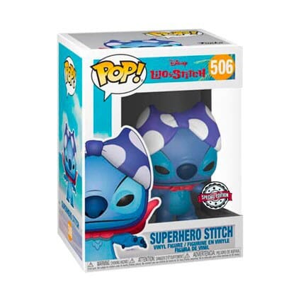 Disney Lilo & Stitch Superhero Stitch Exclusive Funko Pop! #506 - Undiscovered Realm