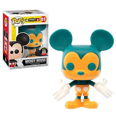 Disney Mickey Mouse (Orange/Teal) Exclusive Funko Pop! #01 - Undiscovered Realm