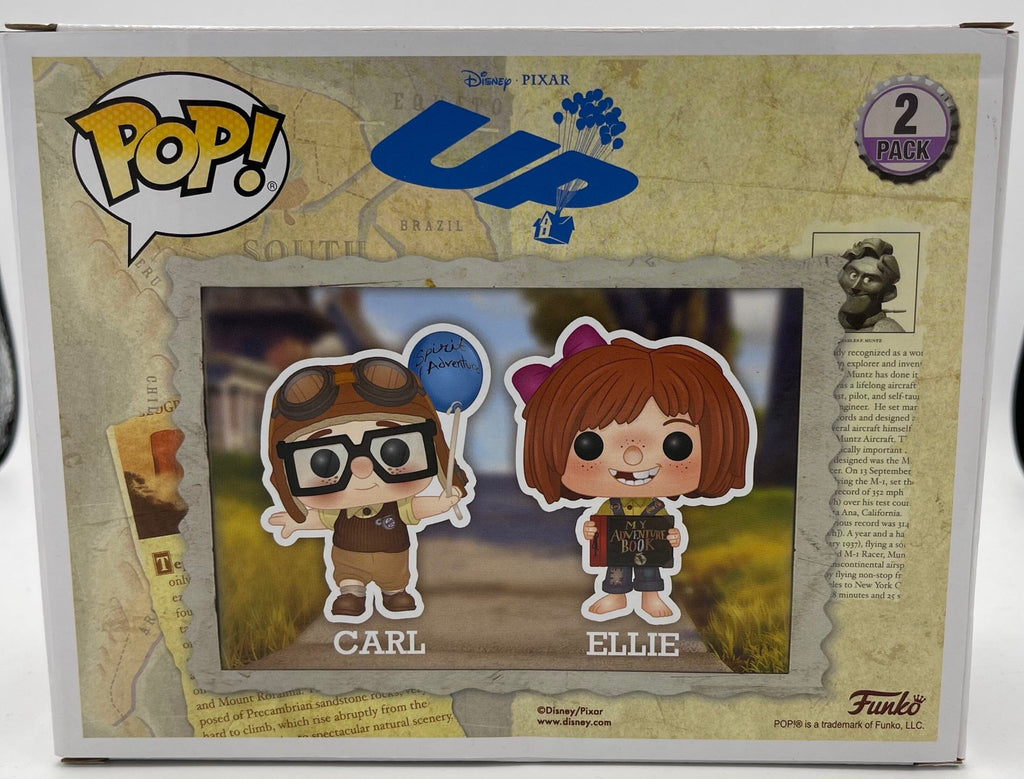 Disney Pixar Up Carl and Ellie Summer Convention Exclusive 2 Pack Funko Pop! (Shelf Wear) - Undiscovered Realm