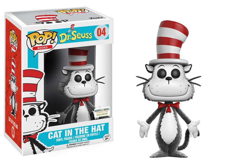 Dr. Seuss Cat in the Hat (Flocked) Exclusive Funko Pop! #04 - Undiscovered Realm