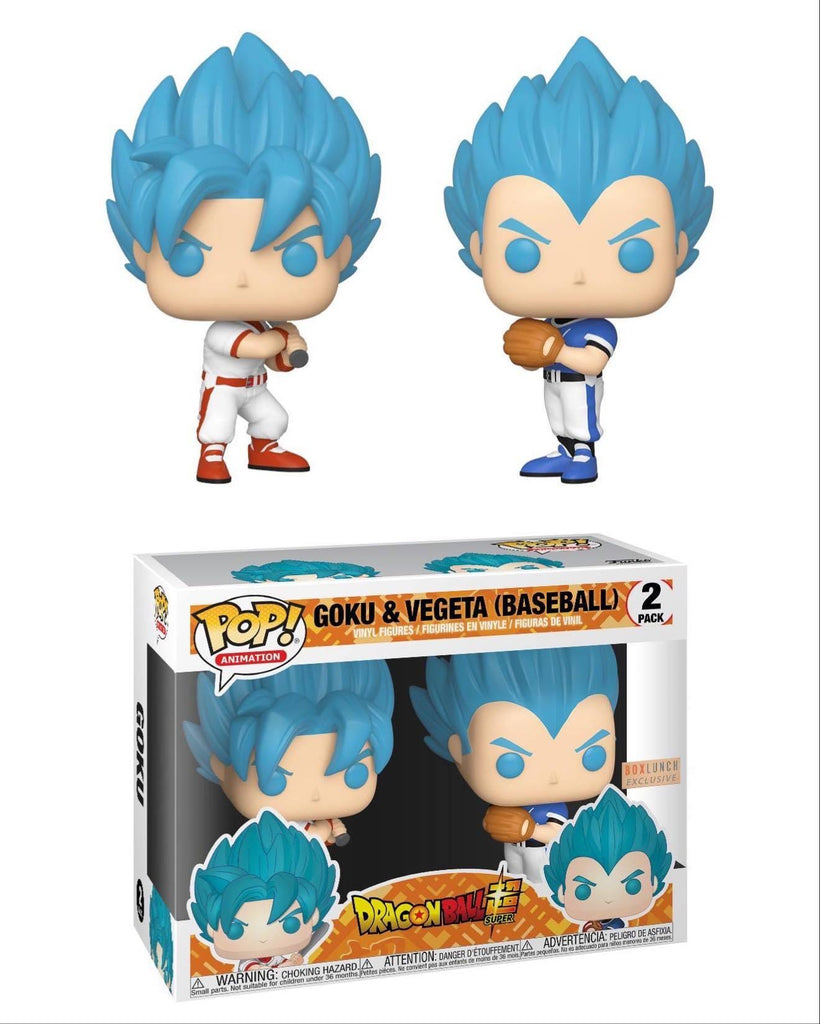 Funko Pop! Dragon Ball Super Goku and Vegeta (Baseball) Exclusive 2 Pack 