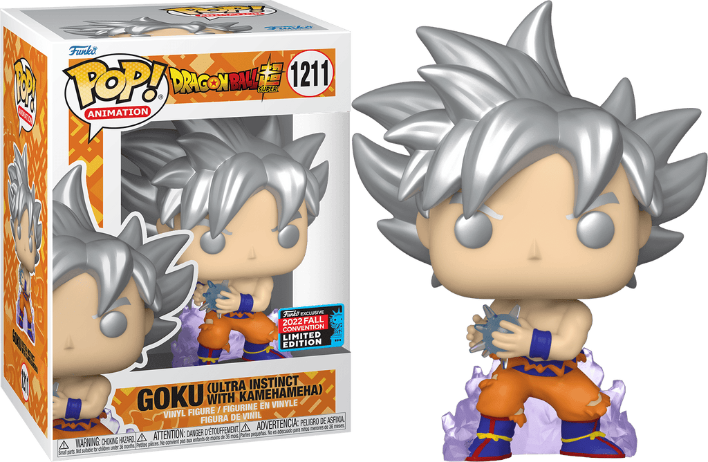 Dragon Ball Super Goku (Ultra Instinct with Kamehameha) Fall Convention Exclusive Funko Pop! #1211 - Undiscovered Realm