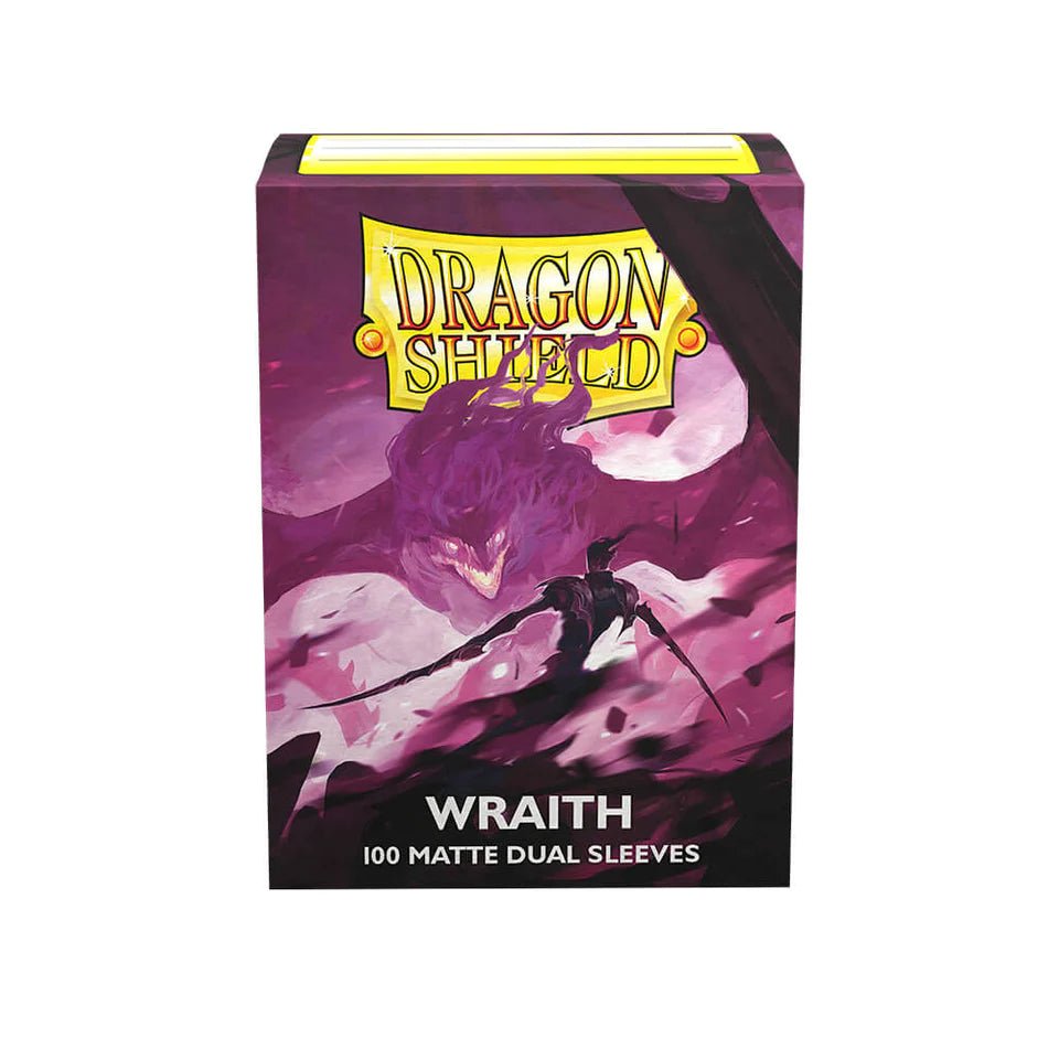 Dragon Shield Standard Size Card Sleeves 100 Count Dual Matte Wraith - Undiscovered Realm