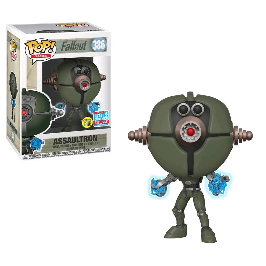 Fallout Assaultron Glow Fall Convention Exclusive Funko Pop! #386 - Undiscovered Realm