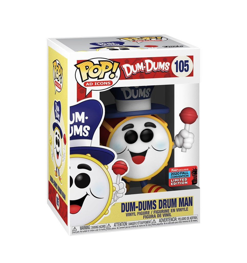 Funko Pop! Ad Icons Dum-Dums Drum Man Fall Convention Exclusive #105