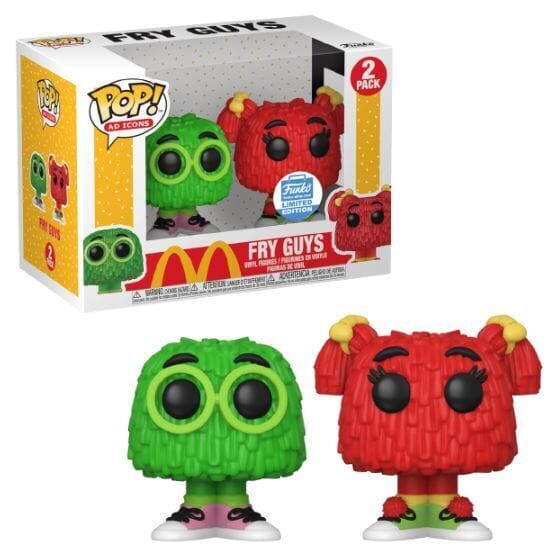 Funko Pop! Ad Icons Mcdonalds Fry Kids 2 Pack (Green & Red) Exclusive