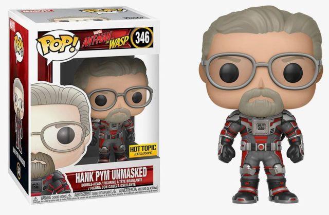 Funko Pop Hank Pym Unmasked Marvel 346 Hot Topic Exclusive Ant Man and The Wasp