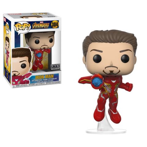 Funko Pop! Avengers Infinity War Iron Man Unmasked Exclusive #304