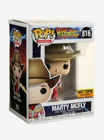 Funko Pop! Back to the Future 3 Cowboy Marty McFly Exclusive #816