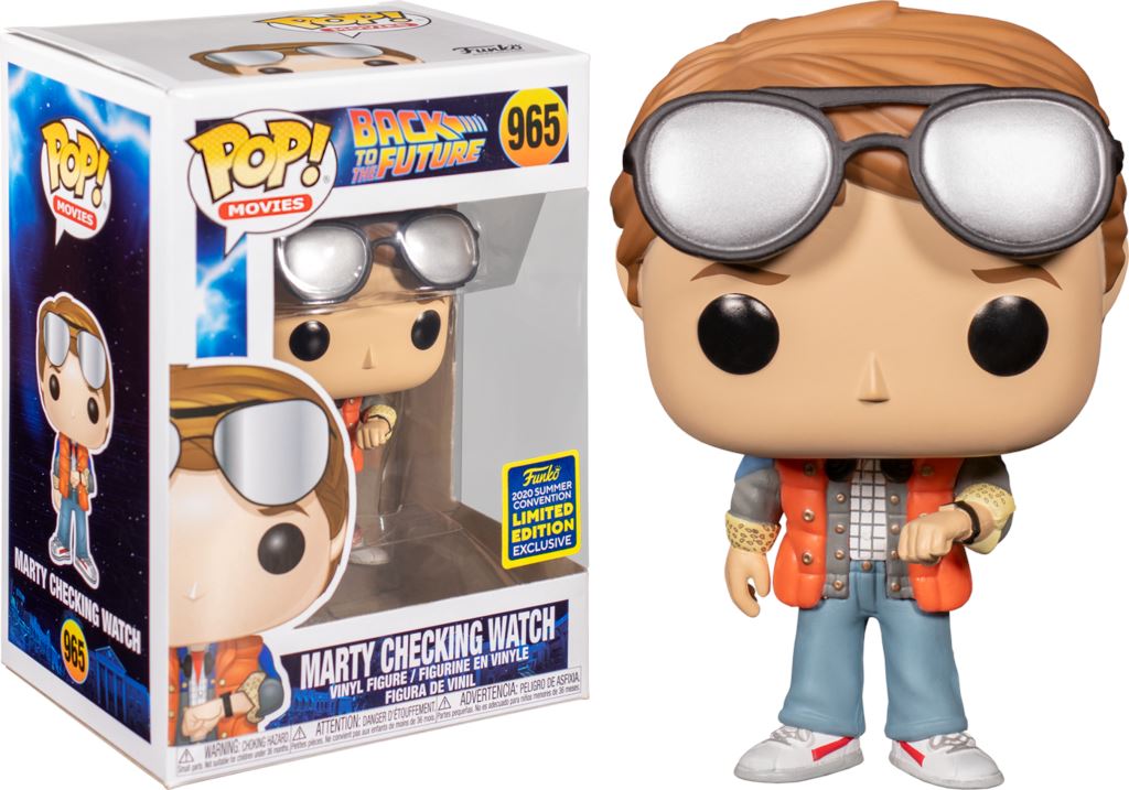 Funko Pop! Back to the Future Marty McFly Checking Watch Summer Convention Exclusive #965