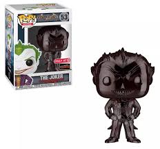 Funko Pop! Batman Arkham Asylum The Joker Black Chrome Exclusive #53