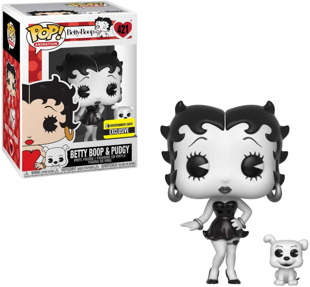 Funko Pop! Betty Boop & Pudgy (Black and White) Exclusive #421