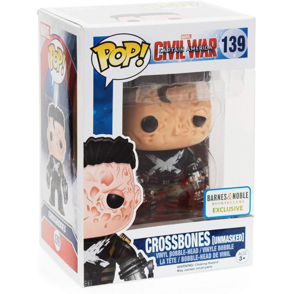 Funko Pop! Captain America Civil War Crossbones Unmasked Exclusive #139