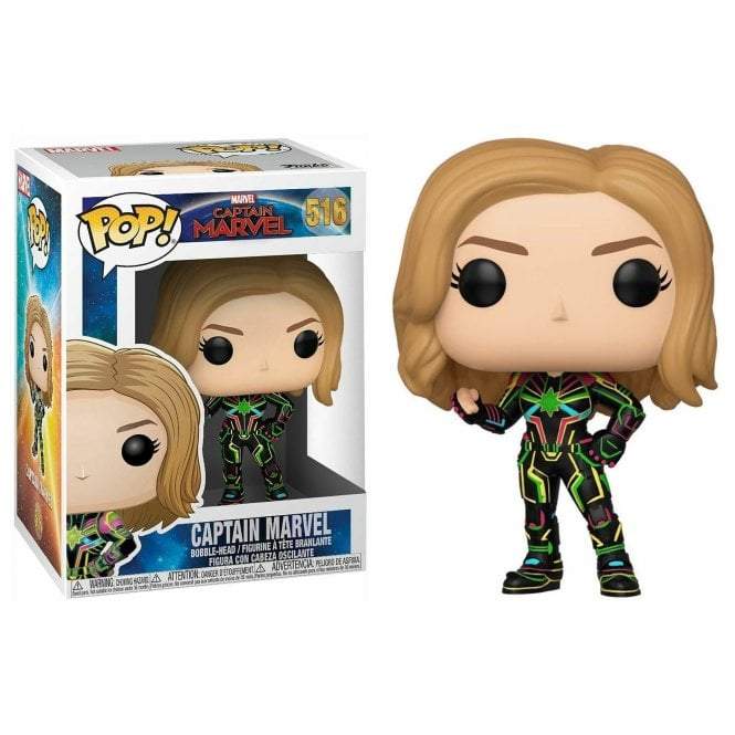 Funko Pop! Captain Marvel in Neon Suit #516