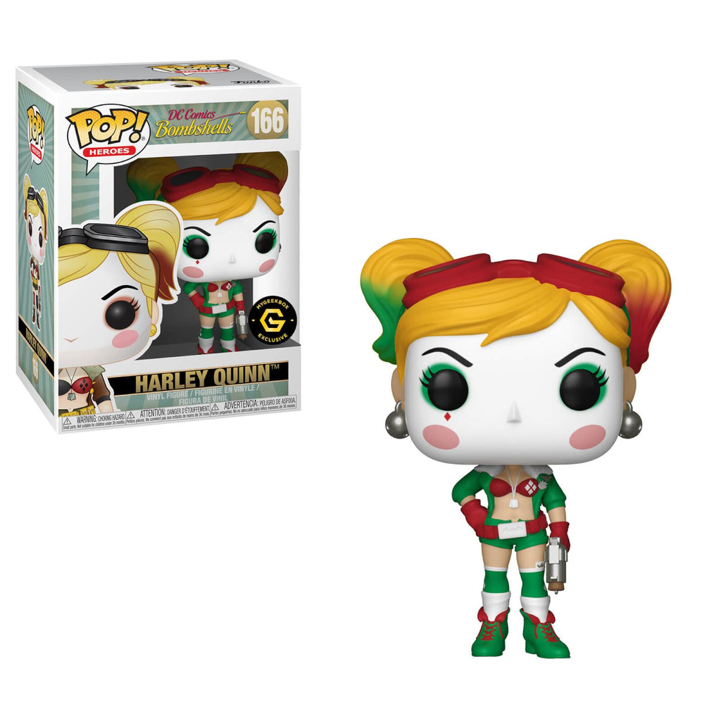 Funko Pop! DC Bombshells Harley Quinn Festive Exclusive #166