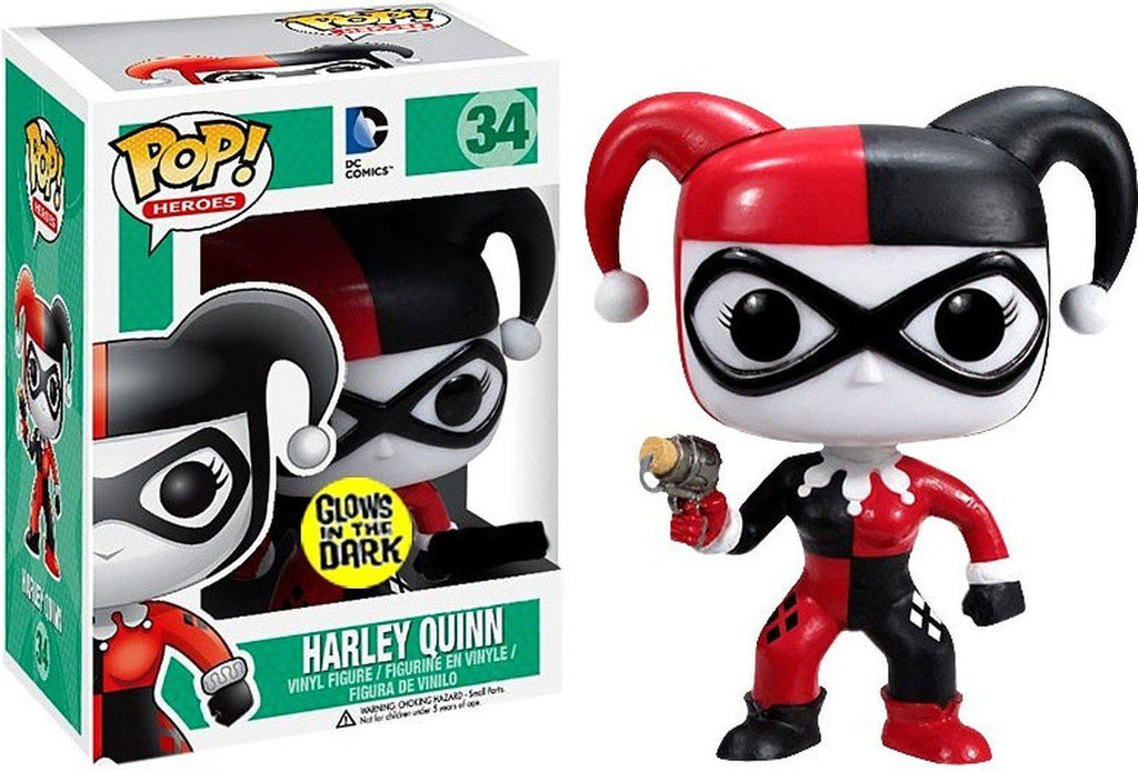 Funko Pop! DC Comics Harley Quinn Glow in the Dark Exclusive #34