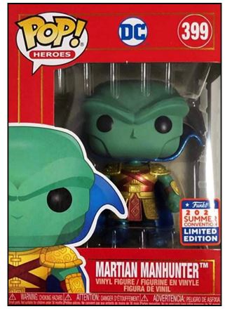 Funko Pop! DC Imperial Palace Martian Manhunter Metallic Summer Convention Exclusive #399