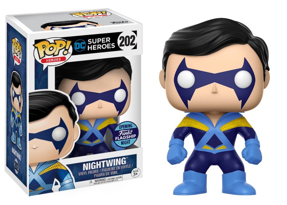 Funko Pop! DC Nightwing (Flagship Night) Exclusive #202