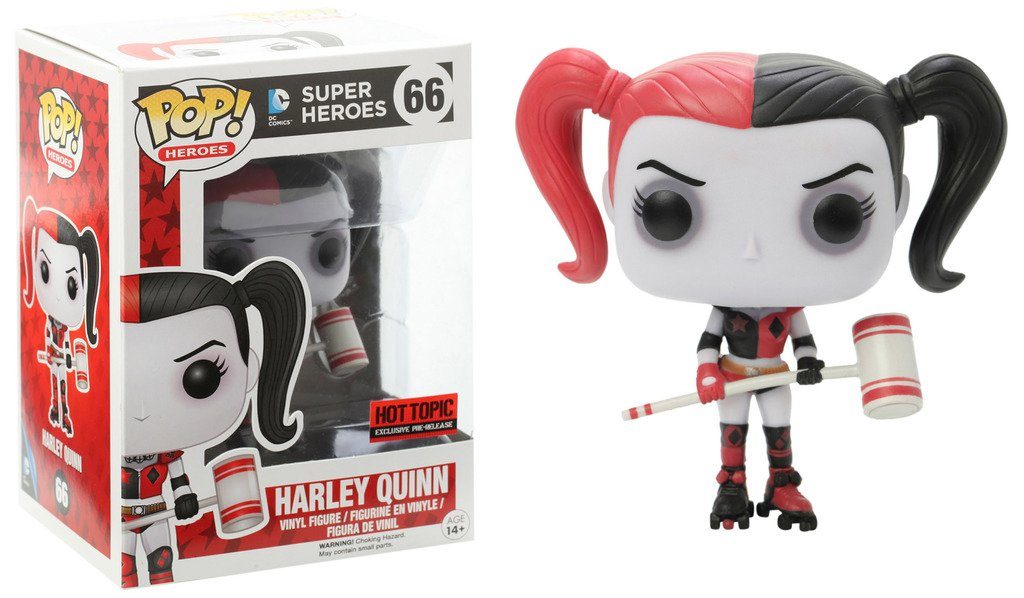 Funko Pop! DC Super Heroes Harley Quinn (New 52) #66 (Pre Release Sticker)