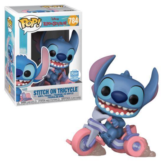 Funko Pop! Disney Lilo and Stitch Stitch on Tricycle Exclusive #784