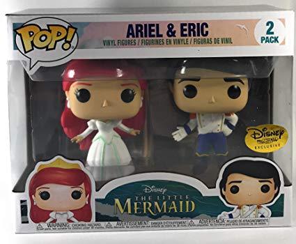 Funko Pop! Disney Little Mermaid 2 Ariel and Eric Pack Disney Treasures Exclusive (Shelf Wear)