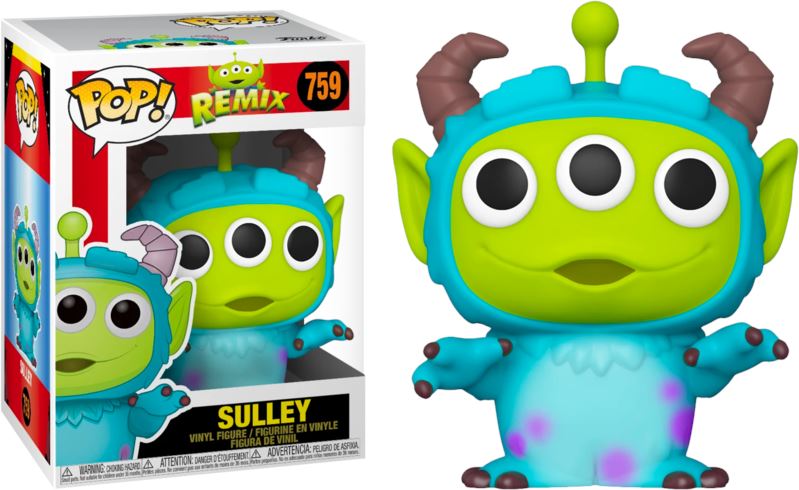 Funko Pop! Disney Pixar Sulley Alien Remix #759