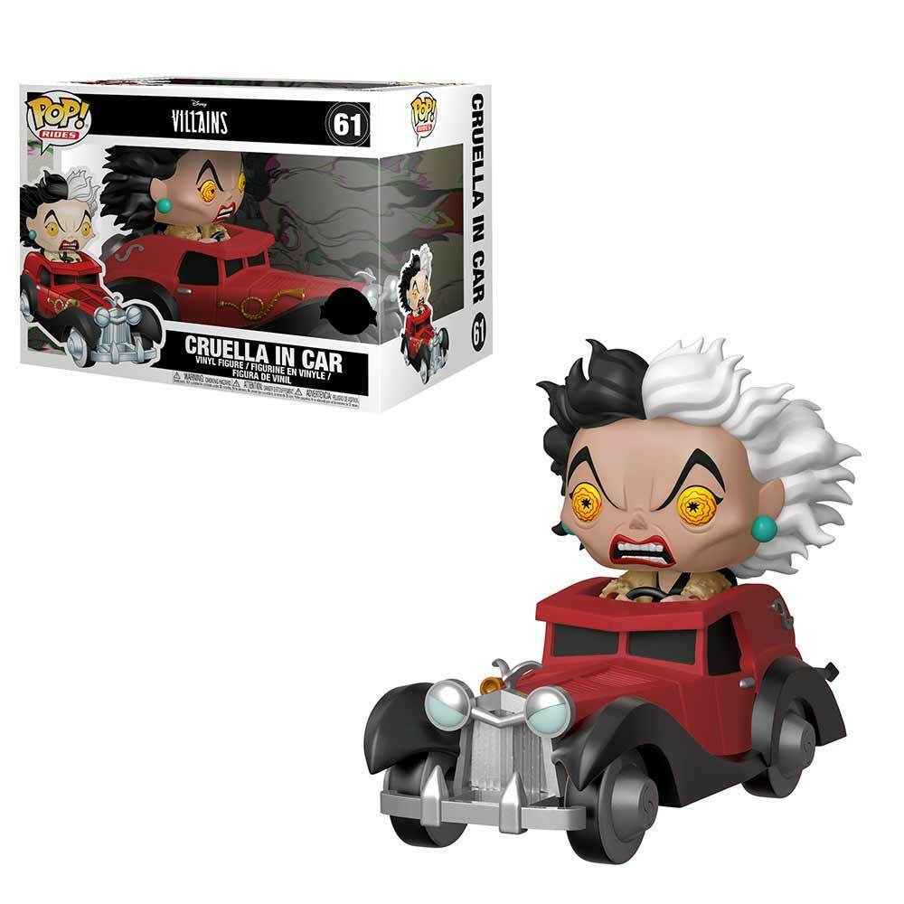 Funko Pop! Disney Villains Cruella In Car Exclusive #61