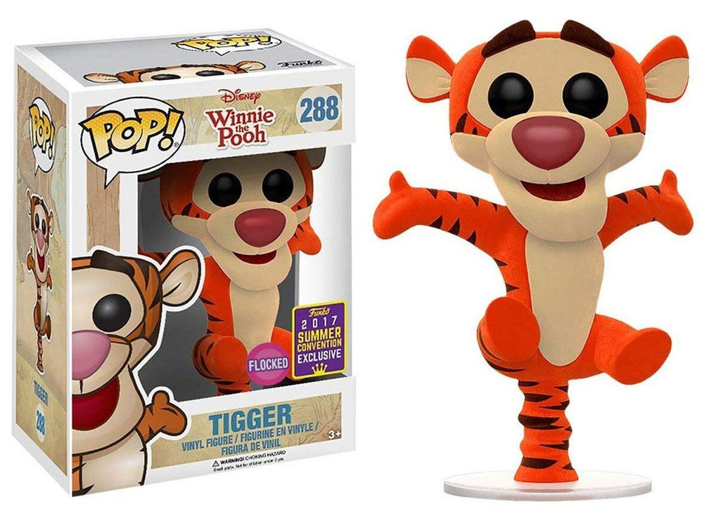 Funko Pop! Disney Winnie the Pooh Tigger Flocked Summer Convention Exclusive #288