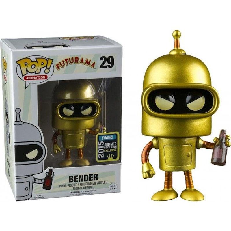 Funko Pop! Futurama Bender Gold Exclusive #29 (Light Box Damage) Funko 