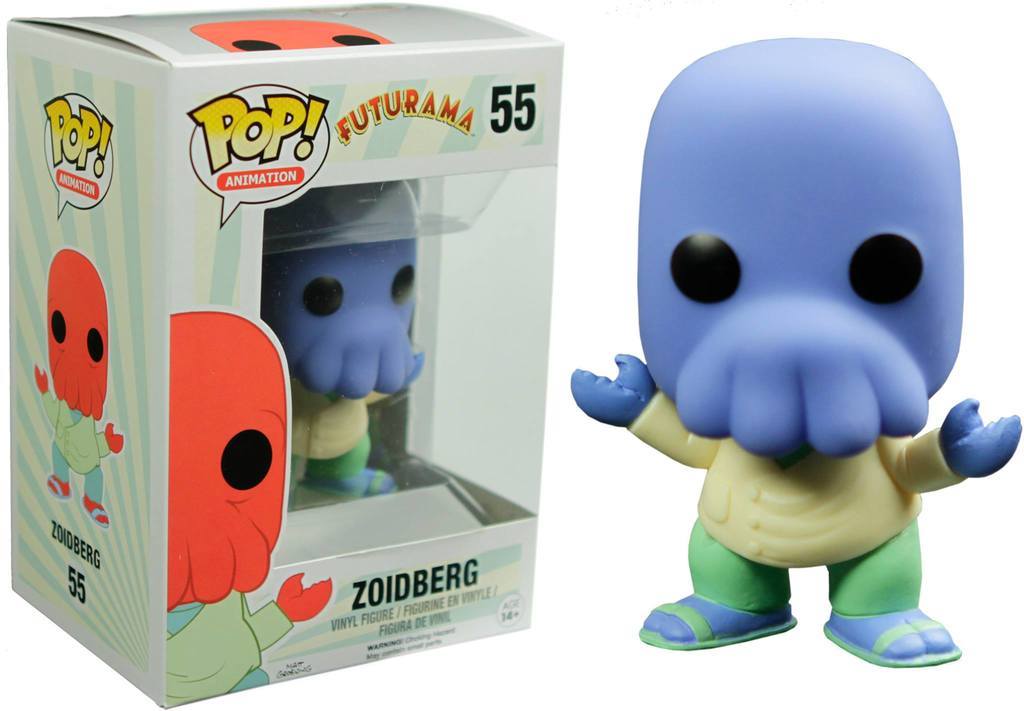 Funko Pop! Futurama Zoidberg Blue (Alternate Universe) Exclusive #55 