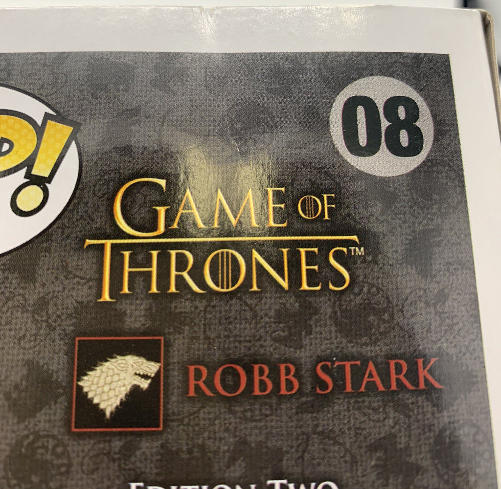 Funko Pop! Game of Thrones Robb Stark #08 (Heavy Box Damage