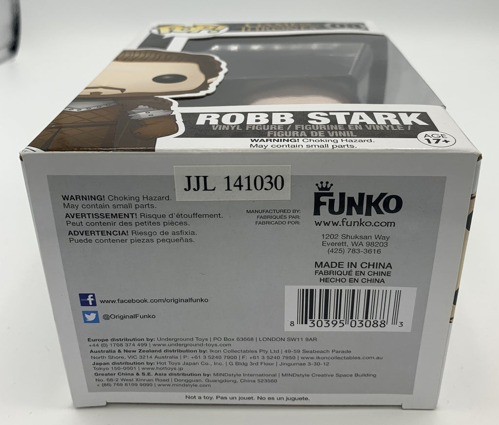 Funko Pop! Game of Thrones Robb Stark #08 (Heavy Box Damage