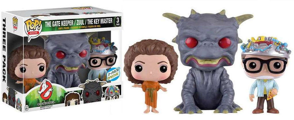 Funko Pop! Ghostbusters The Gate Keeper, Zuul, The Key Master 3 Pack Exclusive