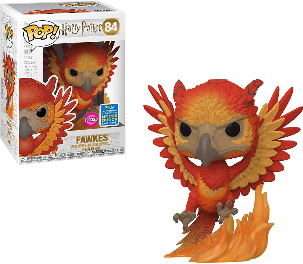 Funko Pop! Harry Potter Fawkes Flocked Exclusive #84