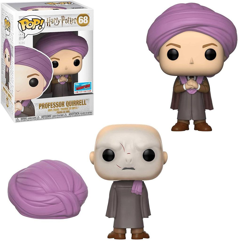 Funko Pop! Harry Potter Professor Quirrell NYCC (Official Sticker) Exclusive #68