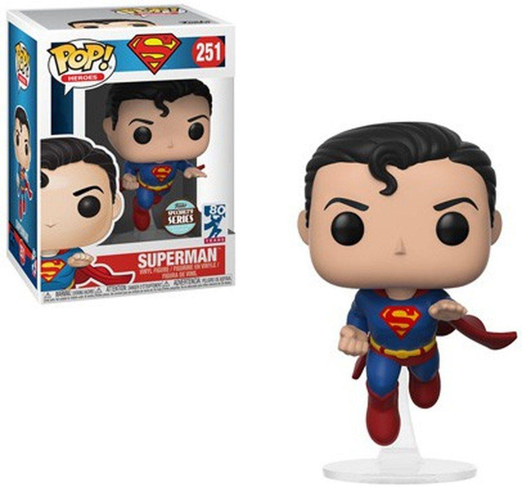 Funko Pop! Heroes Superman (Flying) (80th Anniversary) Exclusive #251