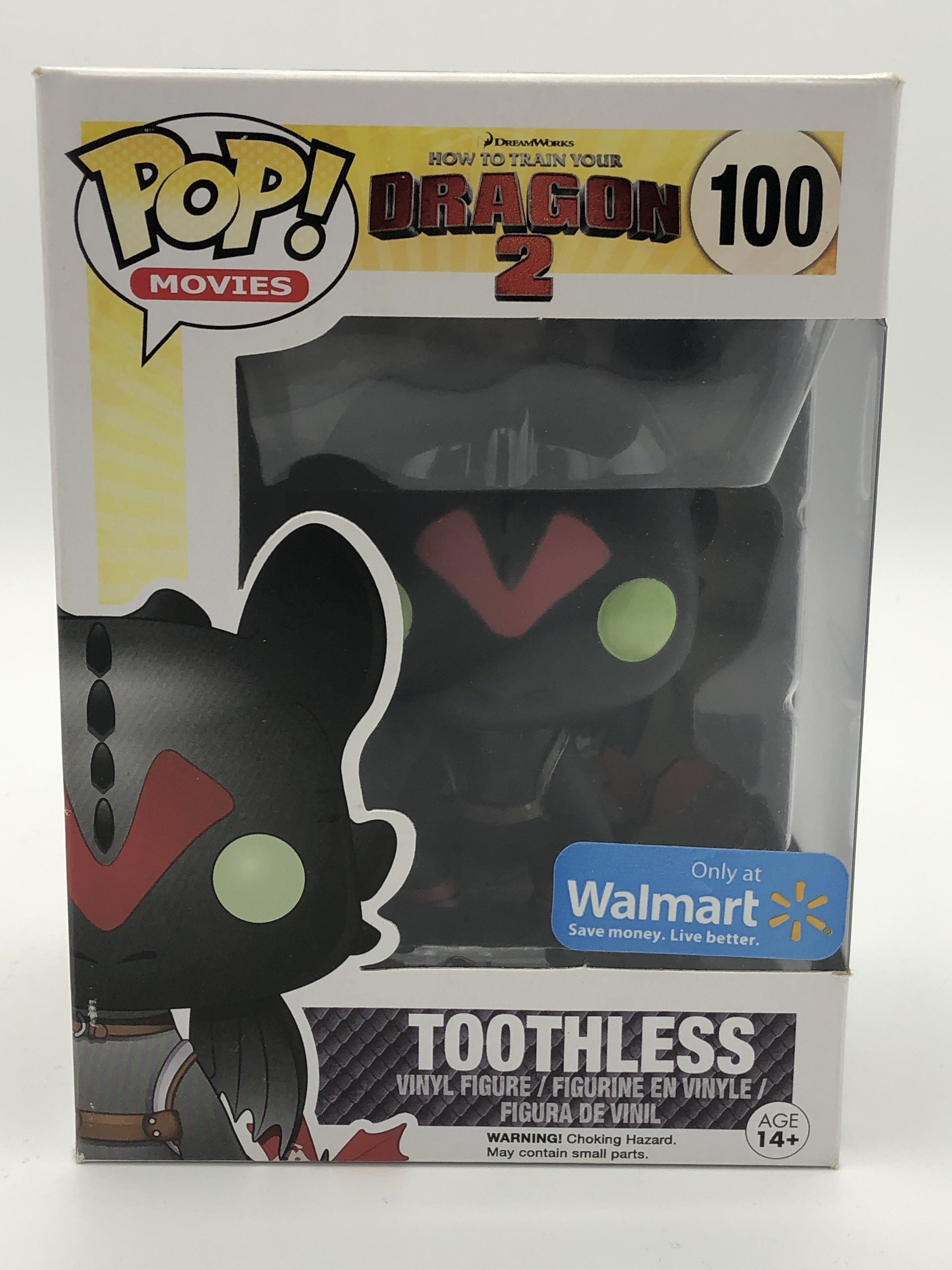 Funko Pop! How to Train Your Dragon 2 Toothless Exclusive #100 (Box Da –  Undiscovered Realm