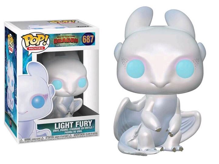 Funko Pop! How to Train Your Dragon 3 Light Fury #687