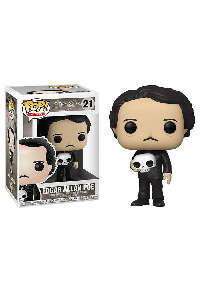 Funko Pop! Icons Edgar Allan Poe with Skull #21