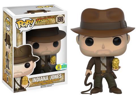 Funko Pop! Indiana Jones wGolden Idol #199 SDCC 2016 Exclusive Limited factory Edition