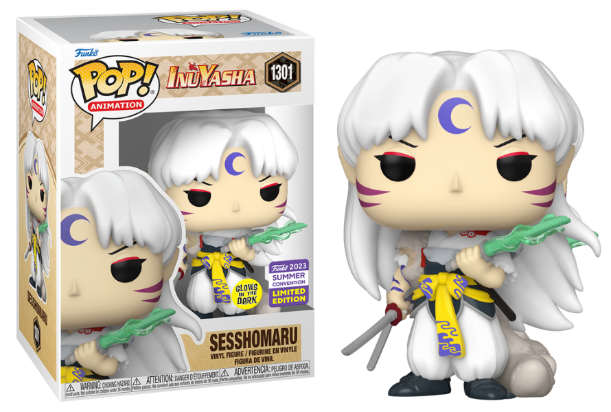 Funko Pop! Inuyasha Sesshomaru Glow Summer Exclusive #1301