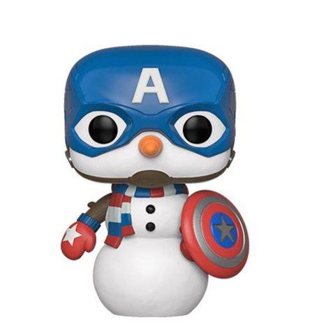 Funko Pop! Marvel Captain America Holiday Cap Snowman #532