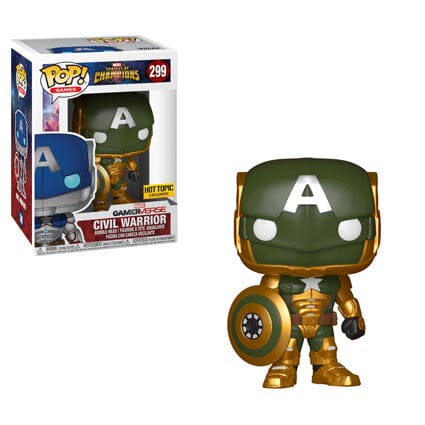 Funko Pop! Marvel Contest of Champions Civil Warrior (Secret Empire) Glow in the Dark Exclusive #299