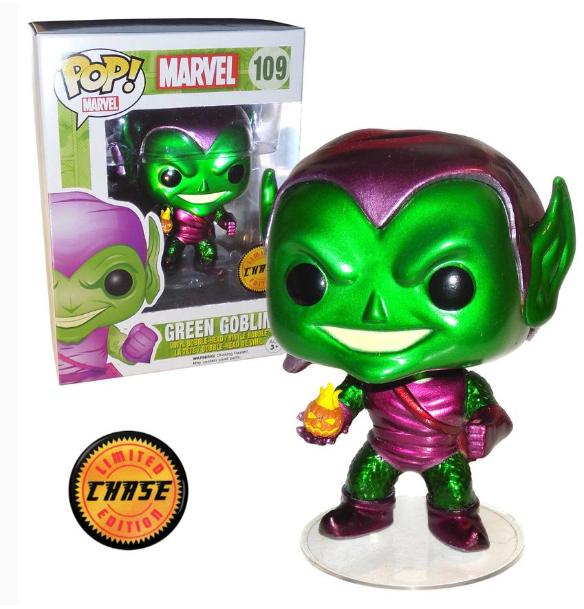 Funko Pop! Marvel Green Goblin Metallic Chase Walgreens Exclusive #109