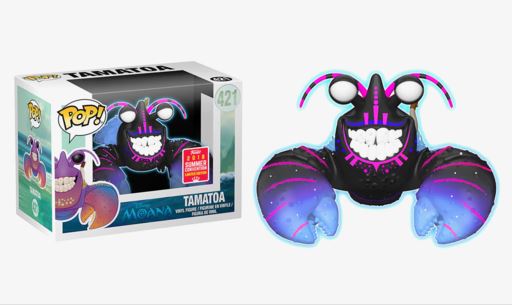 Funko Pop! Moana Tamatoa Glow in the Dark Exclusive #421