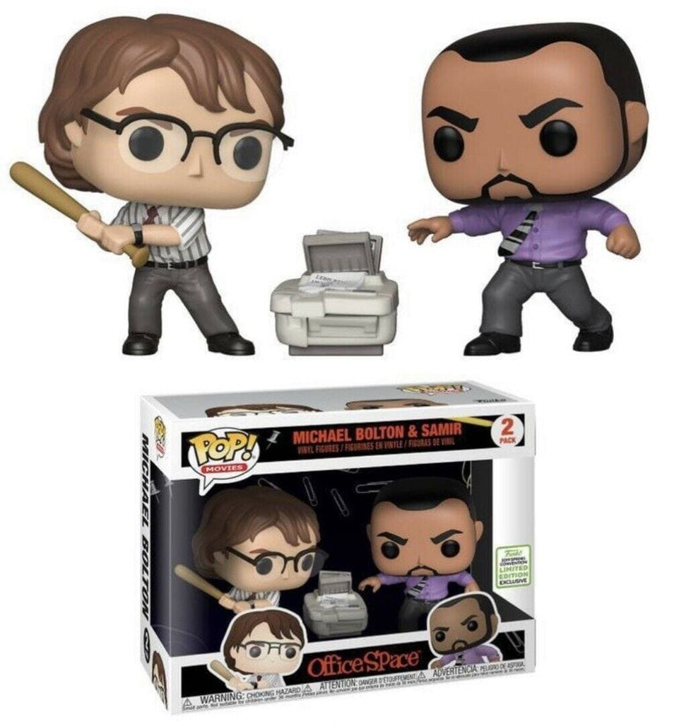 Funko Pop! Office Space Michael Bolton & Samir Exclusive 2 Pack